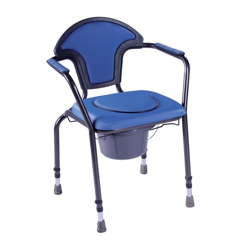 OPEN sanitary chair with height adjustment Navy blue OPEN sanitary chair with height adjustment Navy blue