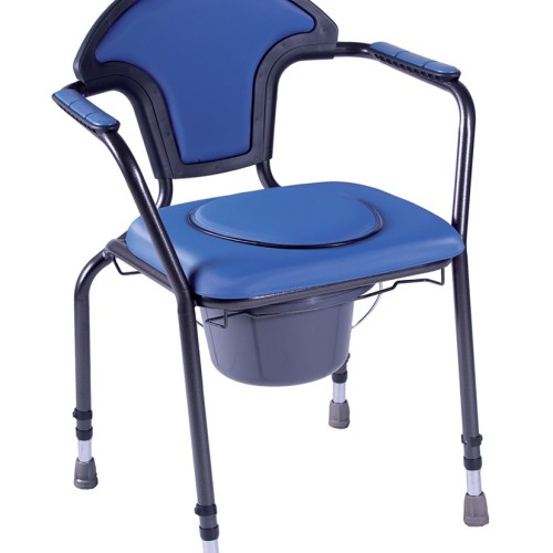 OPEN sanitary chair with height adjustment Navy blue OPEN sanitary chair with height adjustment Navy blue