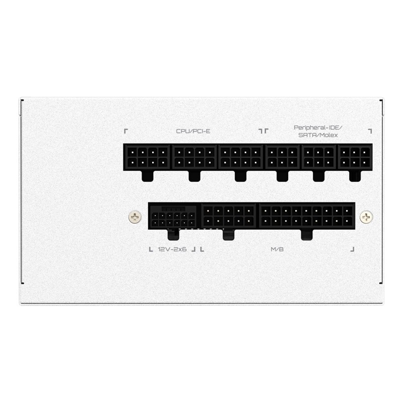 GIGABYTE UD750GM PG5 V2 ICE Power Supply Unit- PCIe Gen 5.1, 80 PLUS Gold, Fully Modular Design, 120mm Fan, ATX 3.1 compatible, EU Plug