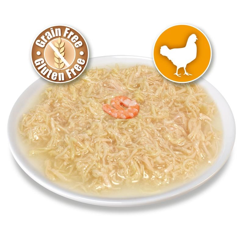 ARQUIVET Chicken in sauce with shrimps - wet cat food - 80g ARQUIVET Chicken in sauce with shrimps - wet cat food - 80g