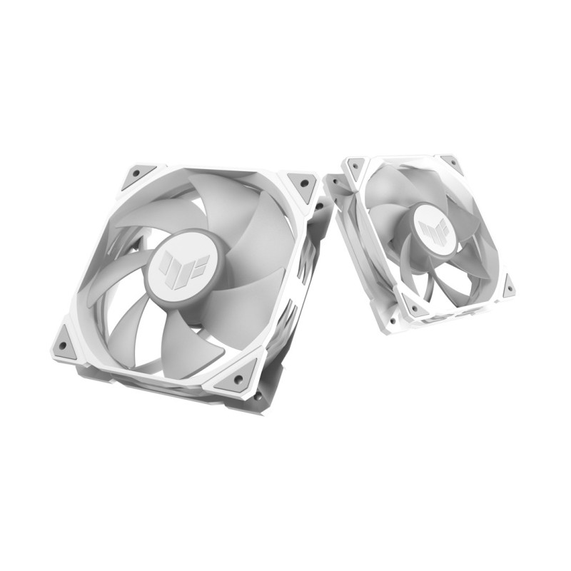 ASUS TUF GAMING TR120 ARGB REVERSE 1-pack White Computer case Air cooler 12 cm ASUS TUF GAMING TR120 ARGB REVERSE 1-pack White Computer case Air cooler 12 cm