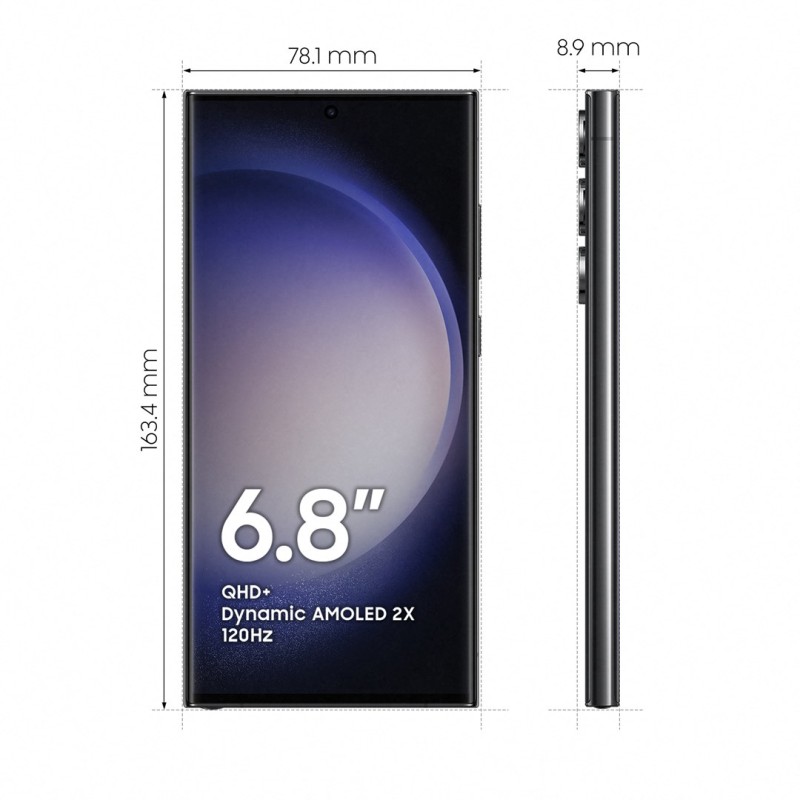 Samsung Galaxy S23 Ultra SM-S918B 17.3 cm (6.8 Samsung Galaxy S23 Ultra SM-S918B 17.3 cm (6.8