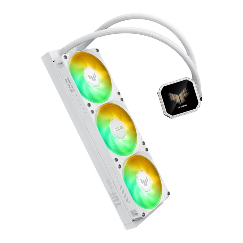 ASUS TUF Gaming LC III 360 ARGB LCD White Edition Processor All-in-one liquid cooler 12 cm 1 pc(s) ASUS TUF Gaming LC III 360 ARGB LCD White Edition Processor All-in-one liquid cooler 12 cm 1 pc(s)