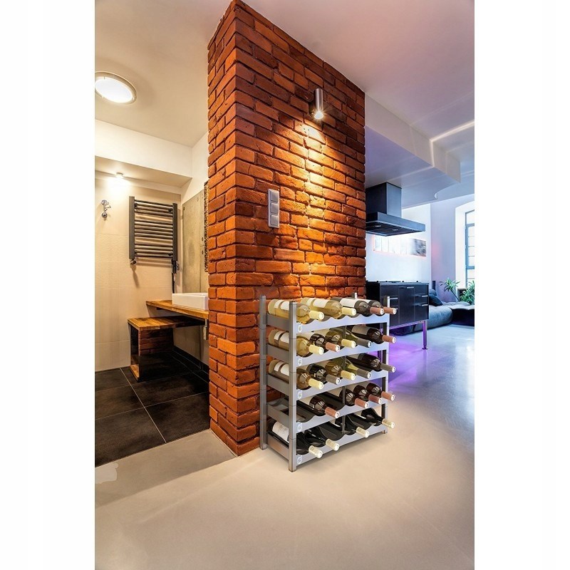 Rotho VARIO Tabletop wine rack 6 bottle(s) Grey Rotho VARIO Tabletop wine rack 6 bottle(s) Grey