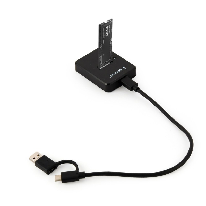 Gembird DD-U3M2 storage drive docking station USB 3.2 Gen 1 (3.1 Gen 1) Type-C Black Gembird DD-U3M2 storage drive docking station USB 3.2 Gen 1 (3.1 Gen 1) Type-C Black