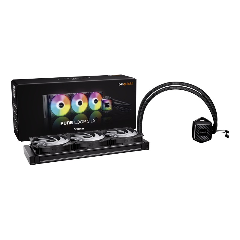 be quiet! PURE LOOP 3 LX Processor All-in-one liquid cooler 12 cm Black 1 pc(s)