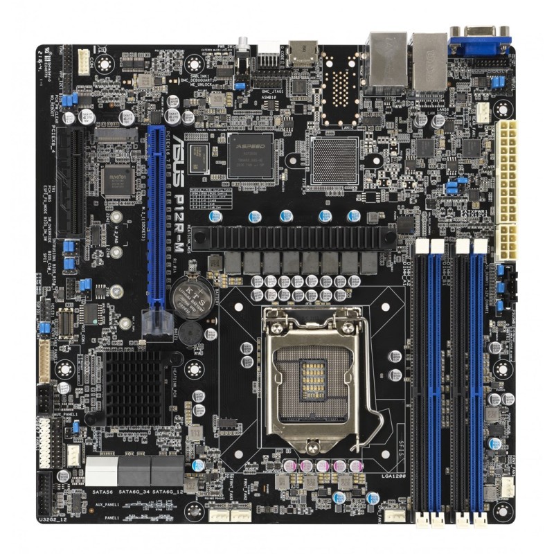 ASUS P12R-M Intel C252 LGA 1200 (Socket H5) micro ATX ASUS P12R-M Intel C252 LGA 1200 (Socket H5) micro ATX