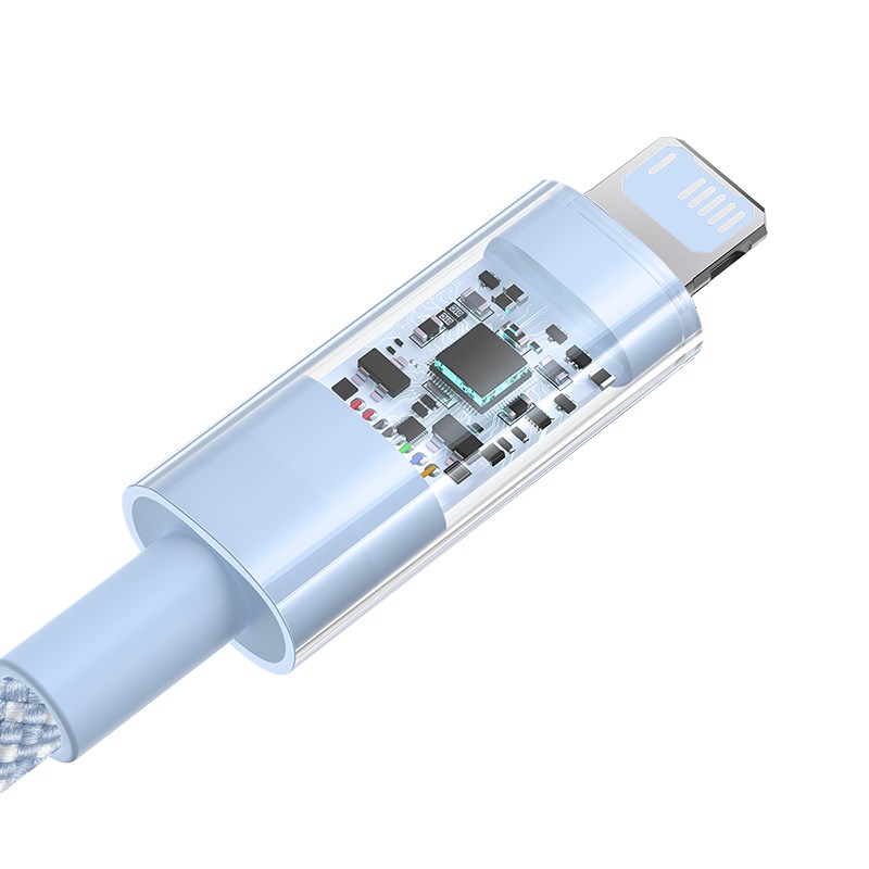 Baseus Gem USB to IP 2.4A fast charging cable 1 m Blue Baseus Gem USB to IP 2.4A fast charging cable 1 m Blue
