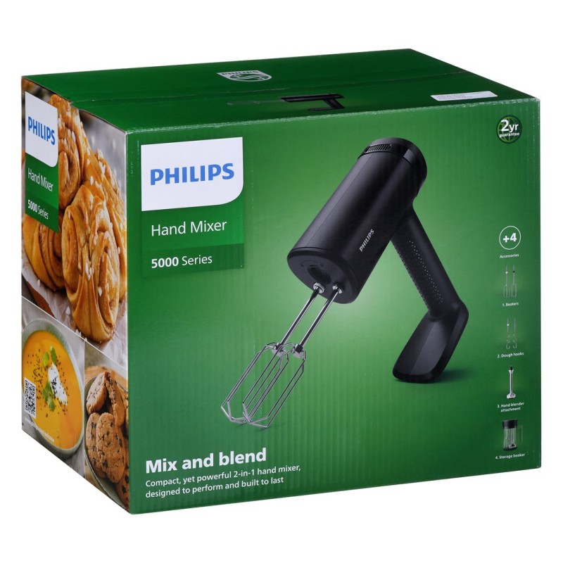 Philips HR3781/10 mixer Hand mixer 500 W Black