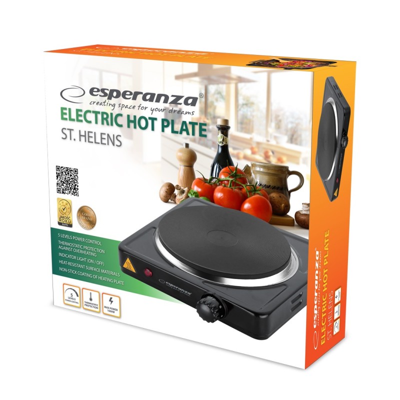 Esperanza EKH003K Black electric stove Esperanza EKH003K Black electric stove