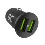 Green Cell Car Charger GC PowerRide Nano36 36W 6A 2x USB-A