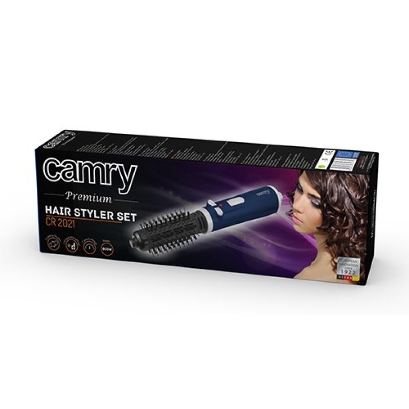 Camry Premium CR 2021 hair styling tool Hair styling kit Steam Black, Blue, Grey 1000 W Camry Premium CR 2021 hair styling tool Hair styling kit Steam Black, Blue, Grey 1000 W