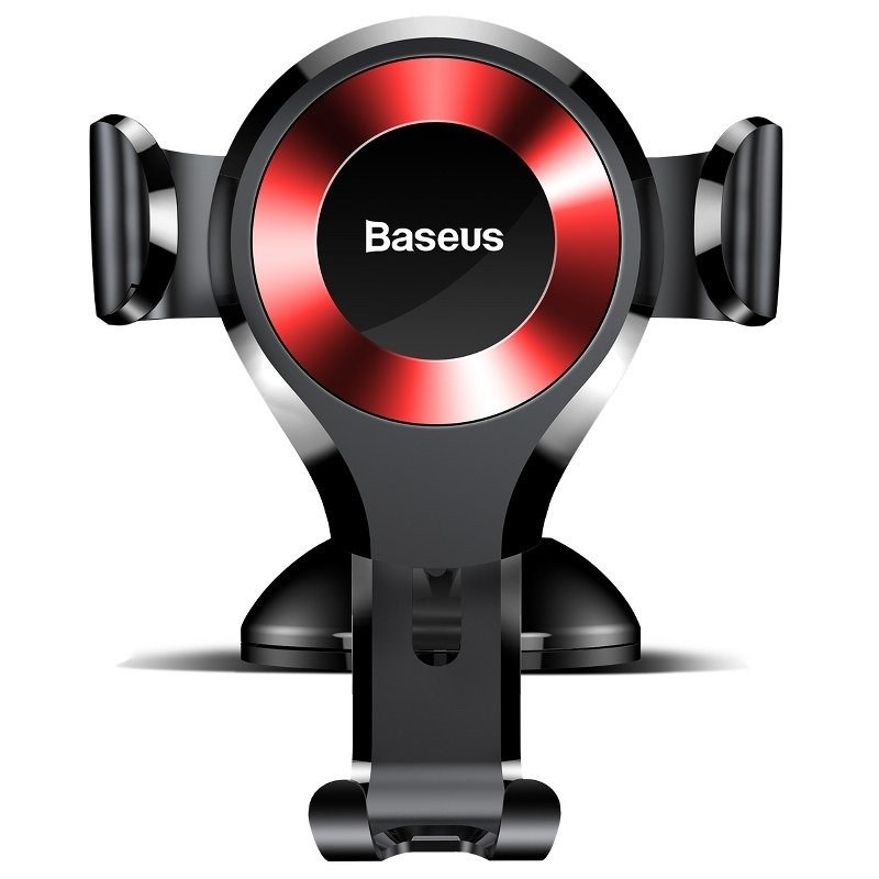 Gravity car mount Baseus Osculum for phone (red) Gravity car mount Baseus Osculum for phone (red)