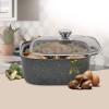 Maestro MR-2828 Pot with lid 28 cm 8 l Black