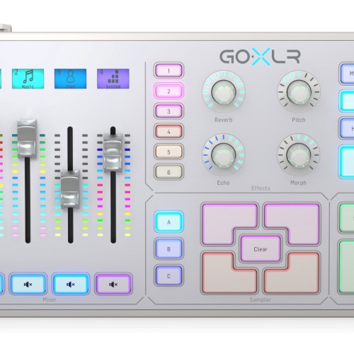 TC Helicon GO XLR-WH - USB audio mixer and interface, white TC Helicon GO XLR-WH - USB audio mixer and interface, white