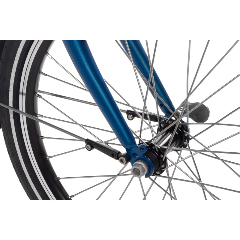 Snapp City-E folding electric bicycle, blue Snapp City-E folding electric bicycle, blue
