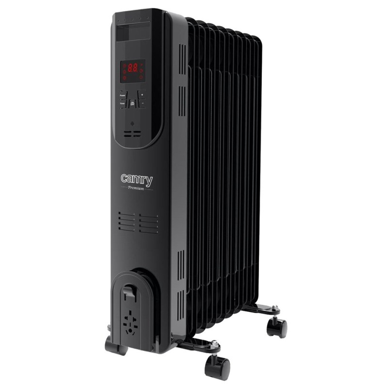 Electric oil heater with remote control CAMRY CR 7810 9 ribs black Electric oil heater with remote control CAMRY CR 7810 9 ribs black