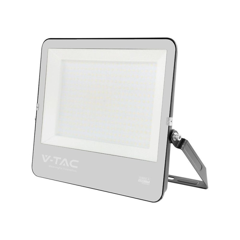V-TAC 300W LED Floodlight CREE CHIP Black Body Grey Glass 4000K 135lm/W V-TAC 300W LED Floodlight CREE CHIP Black Body Grey Glass 4000K 135lm/W