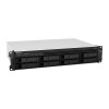 Synology RackStation RS1221+ NAS/storage server Rack (2U) Ryzen Embedded V1500B 4 GB DDR4 0 TB DiskStation Manager Black