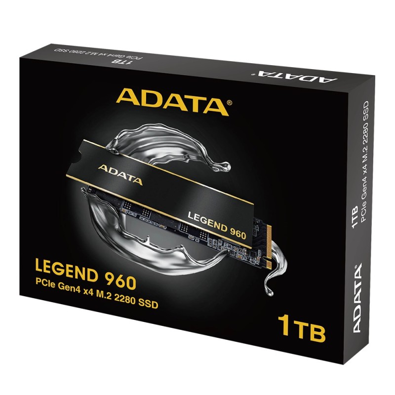 ADATA LEGEND 960 M.2 1 TB PCI Express 4.0 3D NAND NVMe ADATA LEGEND 960 M.2 1 TB PCI Express 4.0 3D NAND NVMe