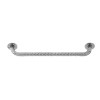 Stainless steel corrugated bathroom handrail 100 cm