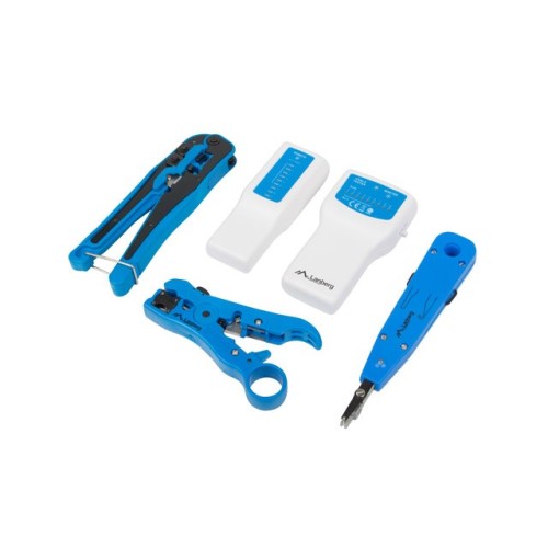 Lanberg NT-0302 cable crimper Tool set Multicolour Lanberg NT-0302 cable crimper Tool set Multicolour