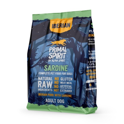 PRIMAL SPIRIT Iberian Sardine – semi-moist dog food – 1 kg