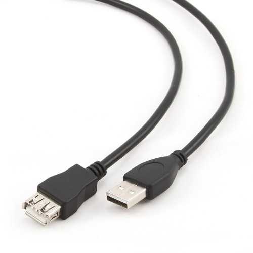 Gembird 3m USB 2.0 A M/FM USB cable USB A Black Gembird 3m USB 2.0 A M/FM USB cable USB A Black