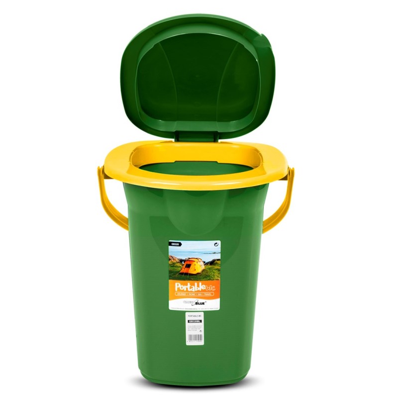GreenBlue GB320GO tourist toilet dark green-orange GreenBlue GB320GO tourist toilet dark green-orange