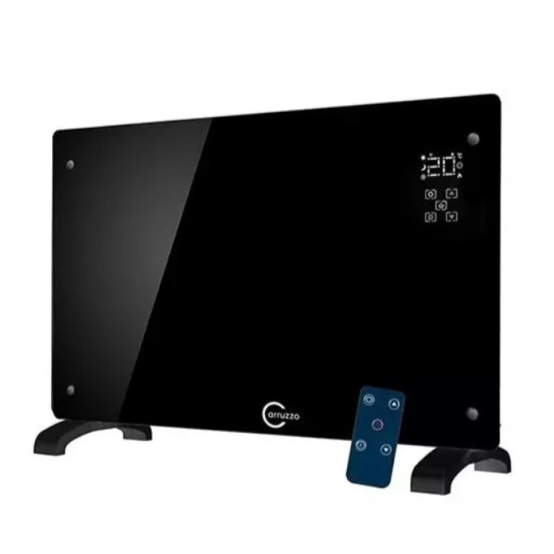 Carruzzo Q20F1 Glass panel heater black