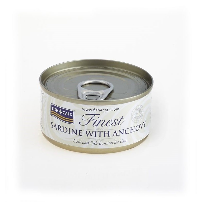 FISH4CATS Sardine with anchovy - wet cat food - 70g FISH4CATS Sardine with anchovy - wet cat food - 70g