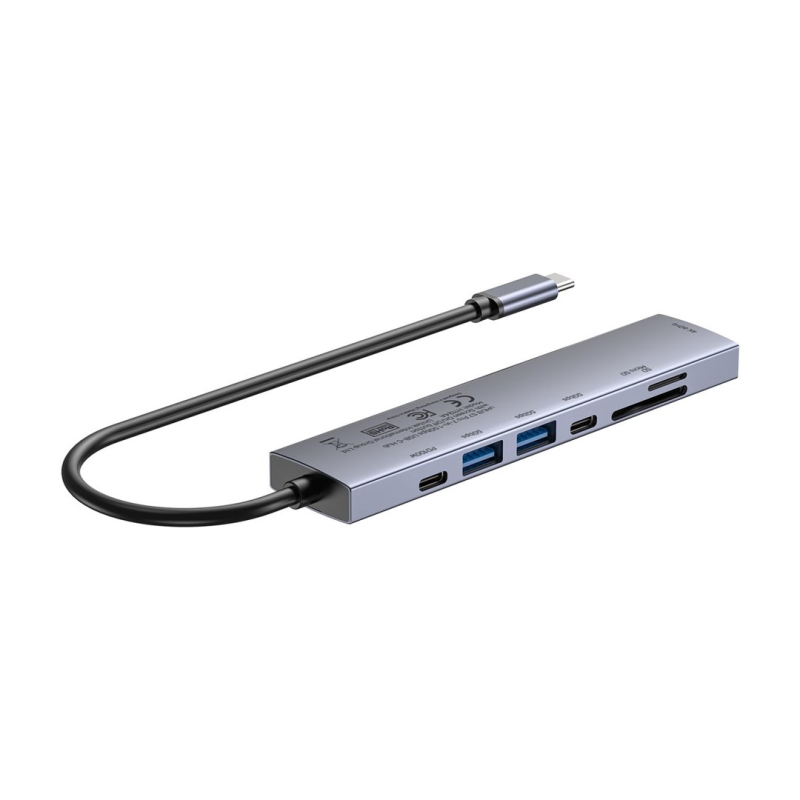 UNITEK USB-C 7-in-1 PD 100W HDMI 2.0 HUB WITH ON/OFF SWITCH