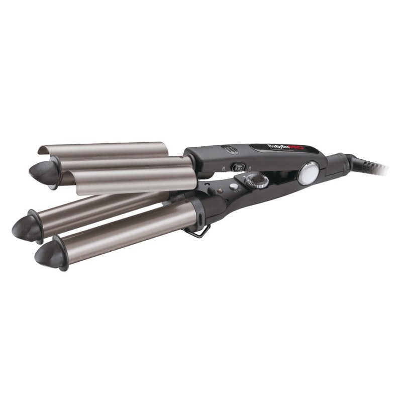 BaByliss TRIPPLE WAVER Curling iron Warm Black 125 W 106.3 BaByliss TRIPPLE WAVER Curling iron Warm Black 125 W 106.3