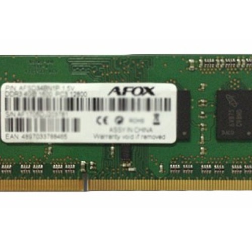 AFOX SO-DIMM DDR4 8G memory module 2666 MHz AFOX SO-DIMM DDR4 8G memory module 2666 MHz