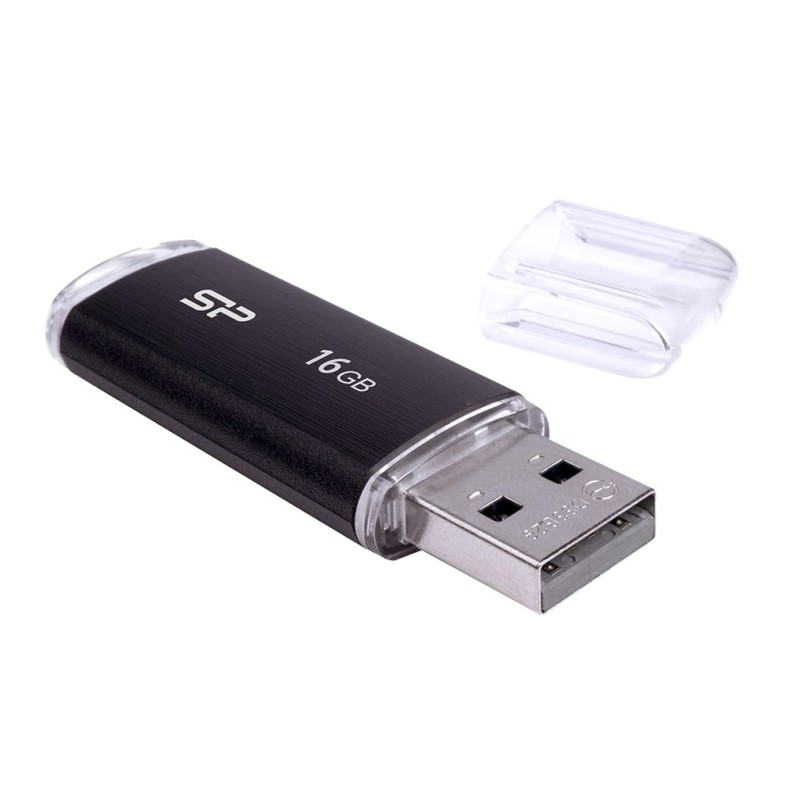 Silicon Power Ultima U02 USB flash drive 16 GB USB Type-A 2.0 Black Silicon Power Ultima U02 USB flash drive 16 GB USB Type-A 2.0 Black