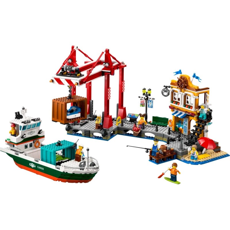 LEGO CITY 60422 Seaside Harbour with Cargo Ship