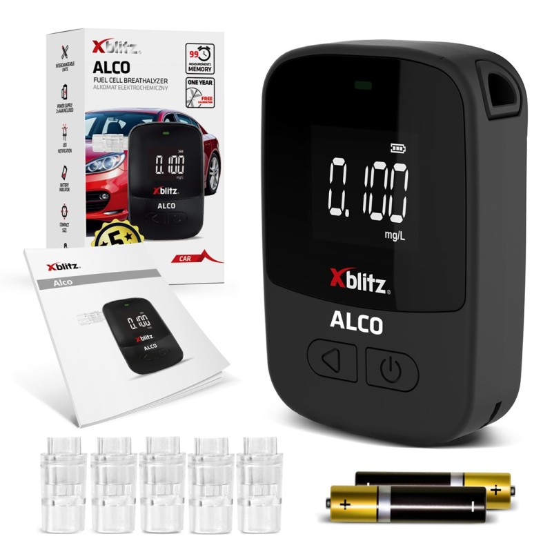 XBLITZ ELECTROCHEMICAL BREATHALYZER ALCO XBLITZ ELECTROCHEMICAL BREATHALYZER ALCO