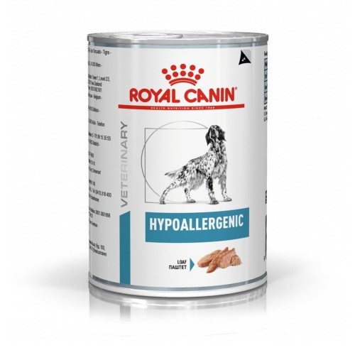 ROYAL CANIN Vet Hypoallergenic Canine - wet dog food - 400g ROYAL CANIN Vet Hypoallergenic Canine - wet dog food - 400g