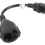 Lanberg CA-C14E-10CC-0018-BK power cable Black  C14 coupler