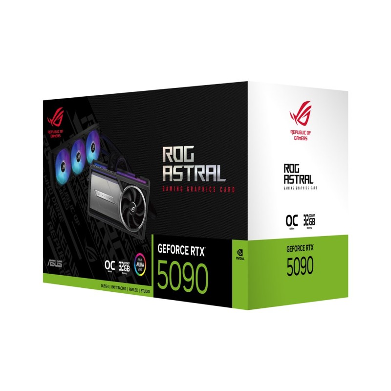 ASUS ROG Astral - -LC-RTX5090-O32G-GAMING NVIDIA GeForce RTX 5090 32 GB GDDR7 ASUS ROG Astral - -LC-RTX5090-O32G-GAMING NVIDIA GeForce RTX 5090 32 GB GDDR7