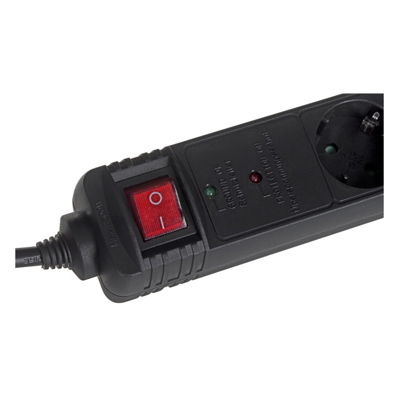 EnerGenie SPG5-C-15 surge protector Black 5 AC outlet(s) 250 V 4.5 m EnerGenie SPG5-C-15 surge protector Black 5 AC outlet(s) 250 V 4.5 m