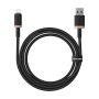 Baseus Dura Type A to IP 2.4A fast charging cable Black, Gold