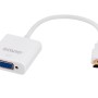 Savio CL-27 video cable adapter 0.2 m VGA (D-Sub) HDMI Type A (Standard) White