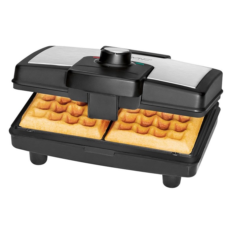 Clatronic WA 3606 waffle iron 2 waffle(s) Black,Stainless steel 800 W Clatronic WA 3606 waffle iron 2 waffle(s) Black,Stainless steel 800 W