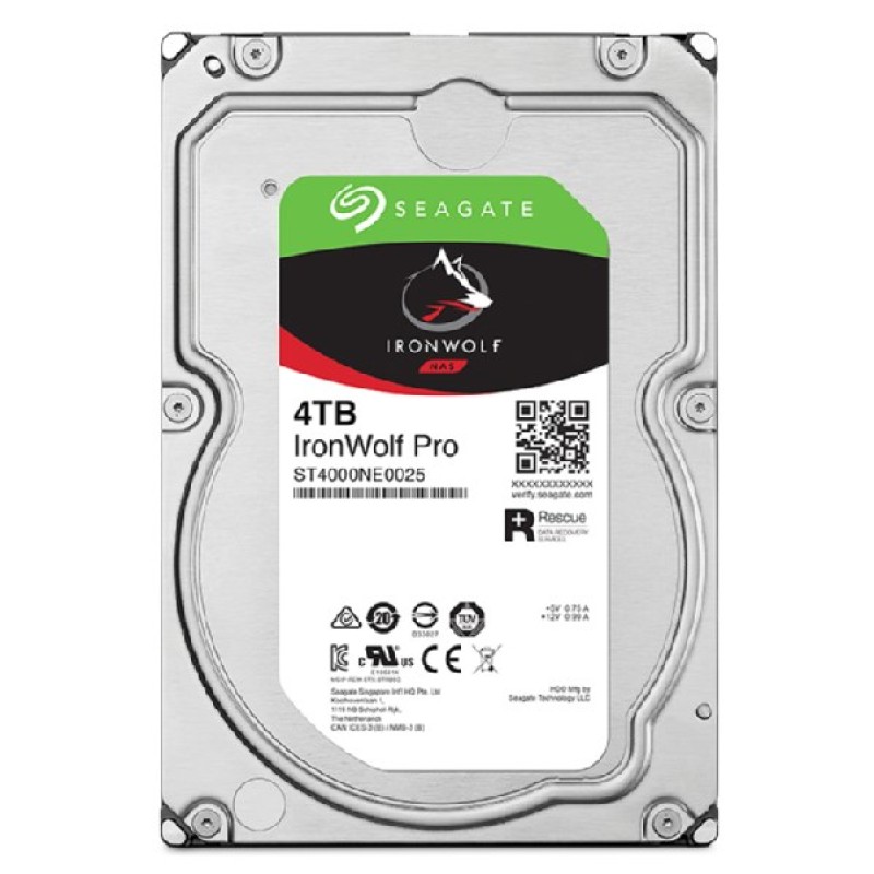 Seagate IronWolf Pro ST4000NT001 internal hard drive 4 TB 7200 RPM 256 MB 3.5 Seagate IronWolf Pro ST4000NT001 internal hard drive 4 TB 7200 RPM 256 MB 3.5