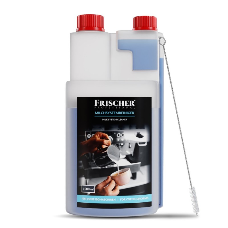 Frischer milk system cleaner 1l + brush 20 cm Frischer milk system cleaner 1l + brush 20 cm