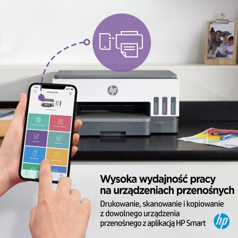 HP Smart Tank 720 All-in-One Thermal inkjet A4 4800 x 1200 DPI 15 ppm Wi-Fi HP Smart Tank 720 All-in-One Thermal inkjet A4 4800 x 1200 DPI 15 ppm Wi-Fi