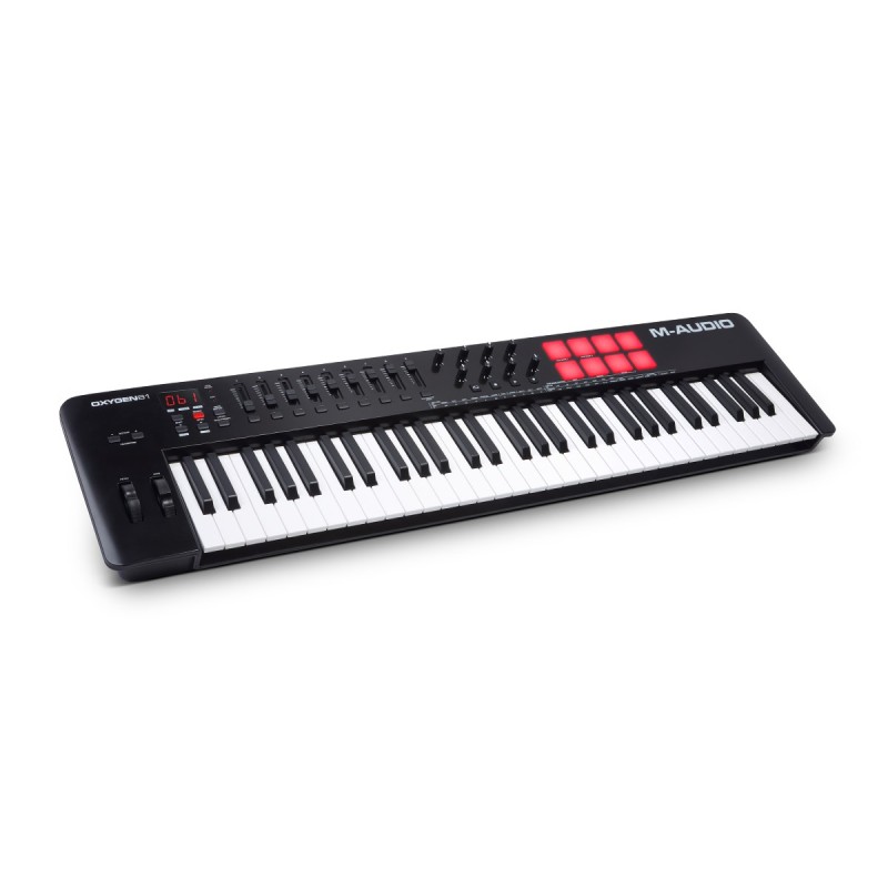 M-AUDIO Oxygen 61 (MKV) MIDI keyboard 61 keys USB Black M-AUDIO Oxygen 61 (MKV) MIDI keyboard 61 keys USB Black