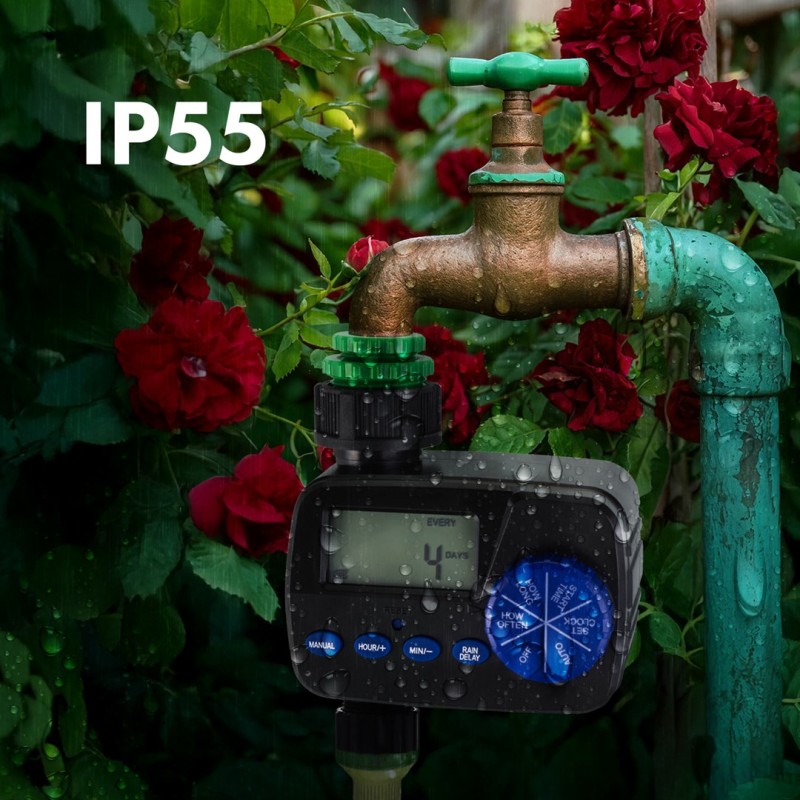 GreenBlue electronic irrigation controller, programmer, 2x1.5V AA power supply, GB390 GreenBlue electronic irrigation controller, programmer, 2x1.5V AA power supply, GB390