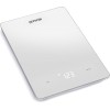 Gorenje KT10LBW White Countertop Rectangle Electronic kitchen scale
